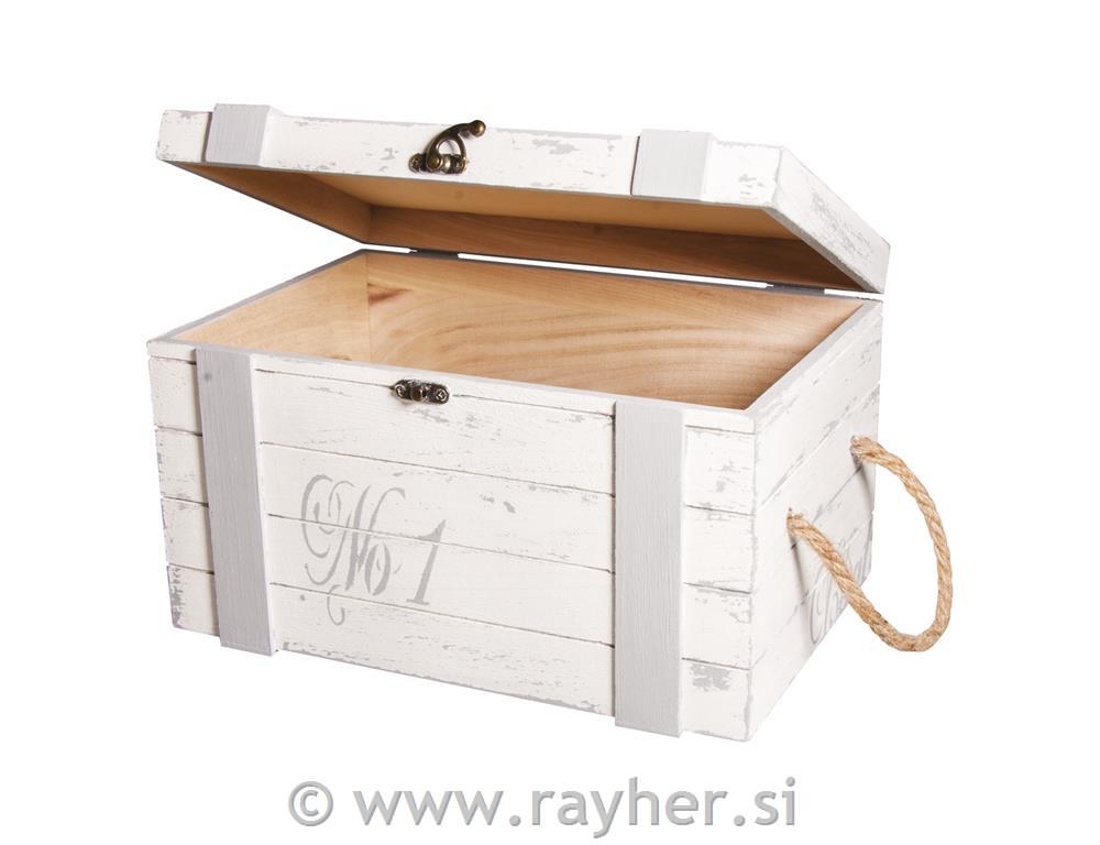 Set f wooden boxes, FSC Mix Credit, 1 pc