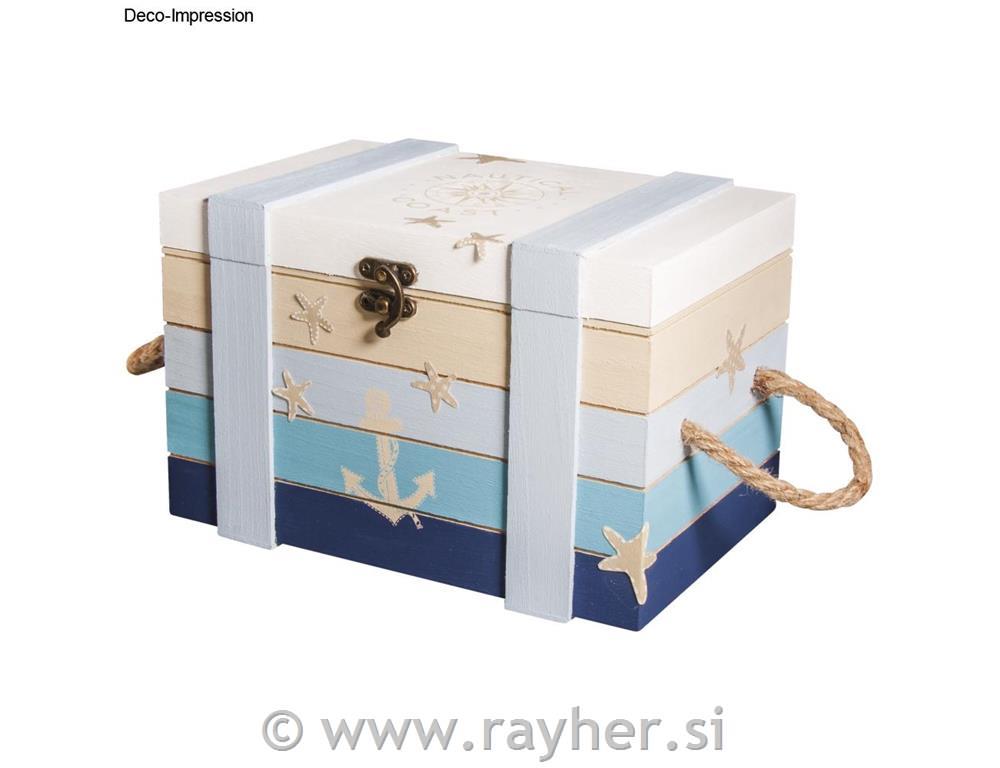 Set f wooden boxes, FSC Mix Credit, 1 pc