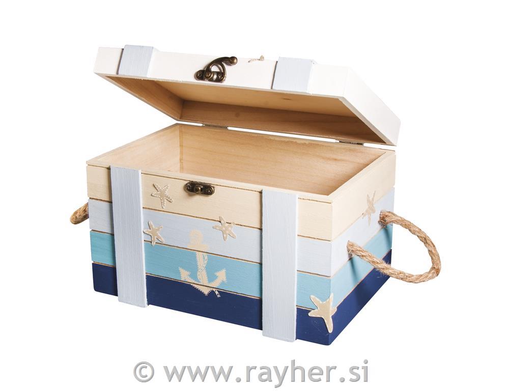 Set f wooden boxes, FSC Mix Credit, 1 pc
