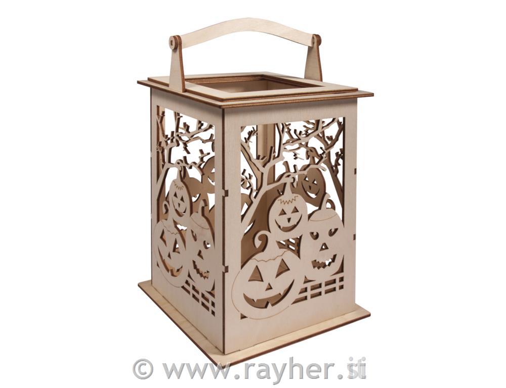 Sestavljanka lanterna buča 15 delna 15,3x15,3x26,5 cm