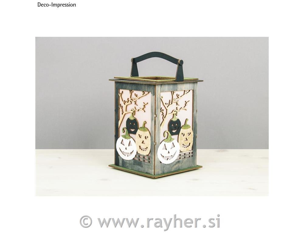 Sestavljanka lanterna buča 15 delna 15,3x15,3x26,5 cm