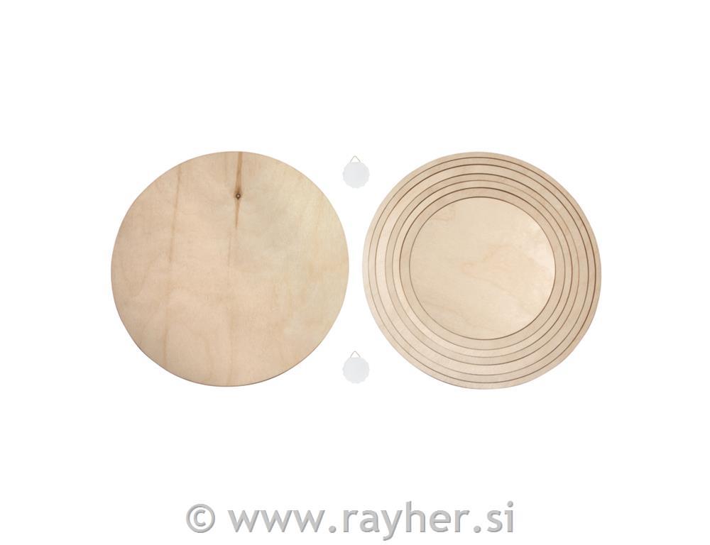 Drveni krugovi/kolutovi14,9 -24,7 cm 8-dijelni set