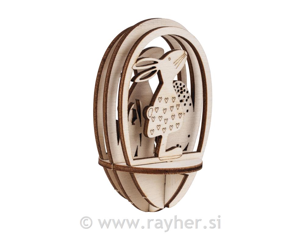 Lesen 3D izrez za 10cm jajce "Happy Spring" ,5-delni