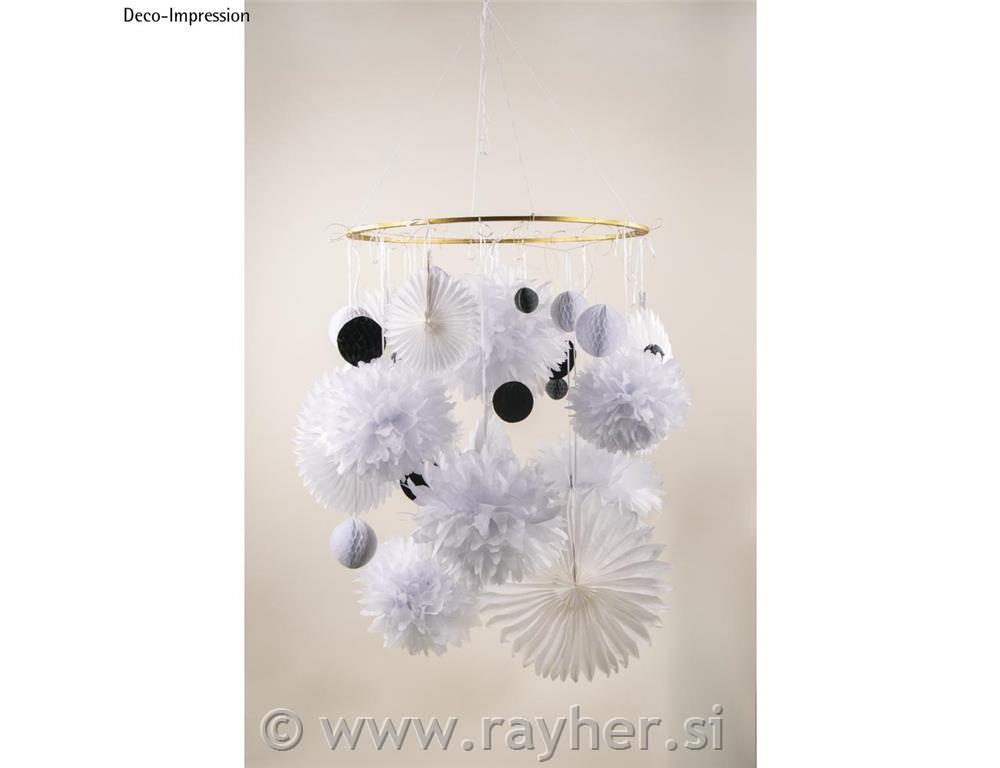 Leseni disk z obroči, 60cm, 8-delni set