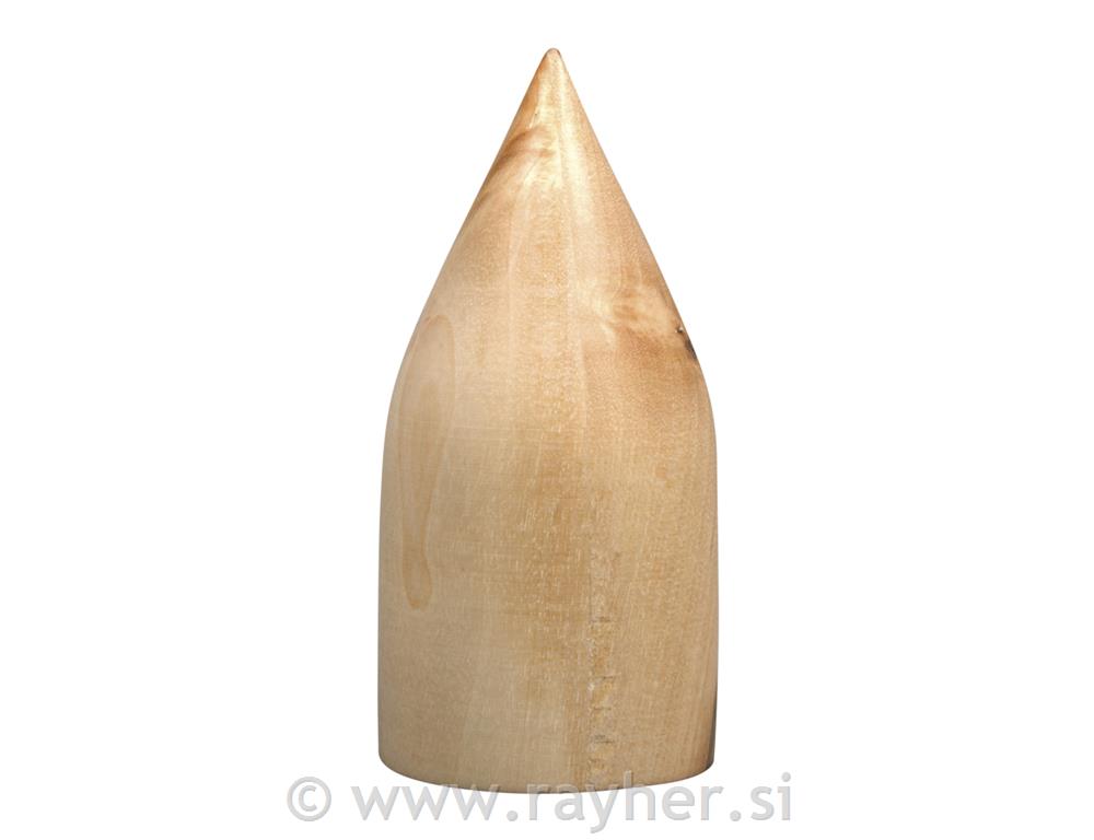 Drveni nastavak s špico, natur, 97x44mm
