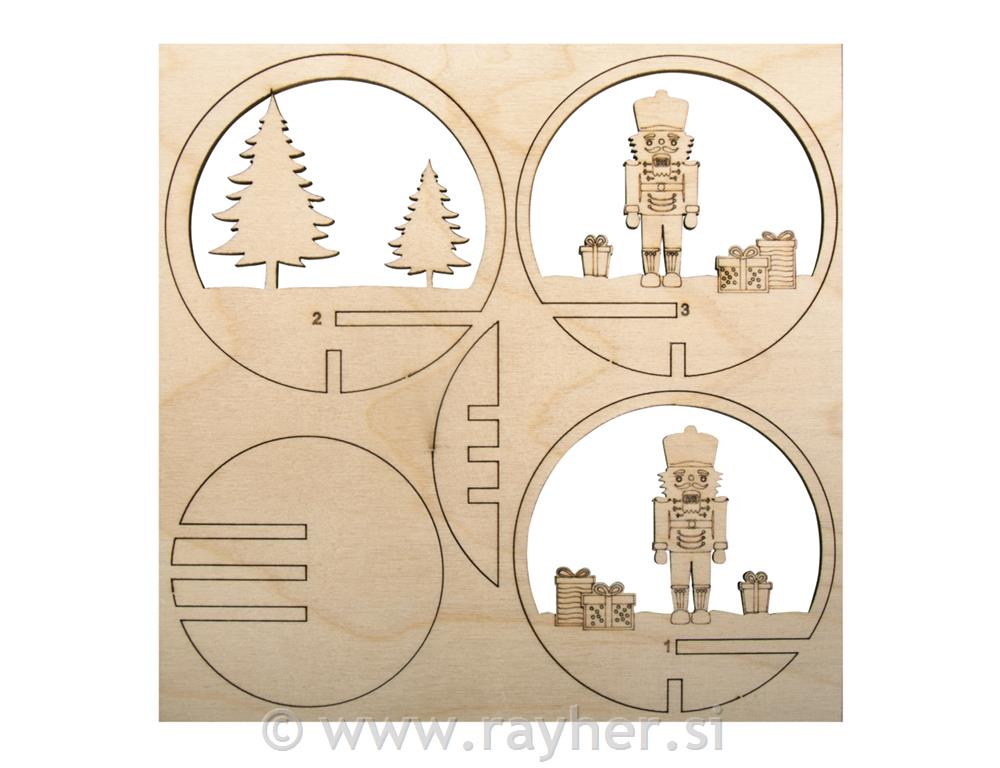 Wood.plug-in Nutcracker,FSCMixCred,7.5 o5-part, tab-bag 1setnatural
