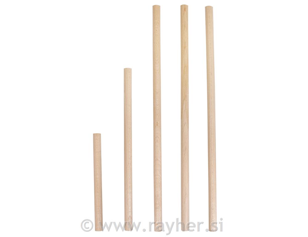 Lesene palice, deb.:15mm, dolž. 18-40 cm, set 5