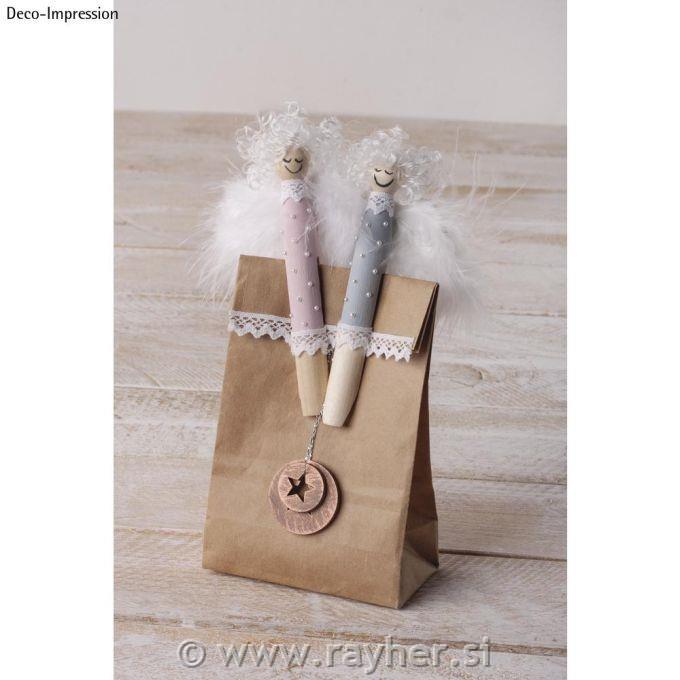 Drvene štipaljke, 11cm, set 10