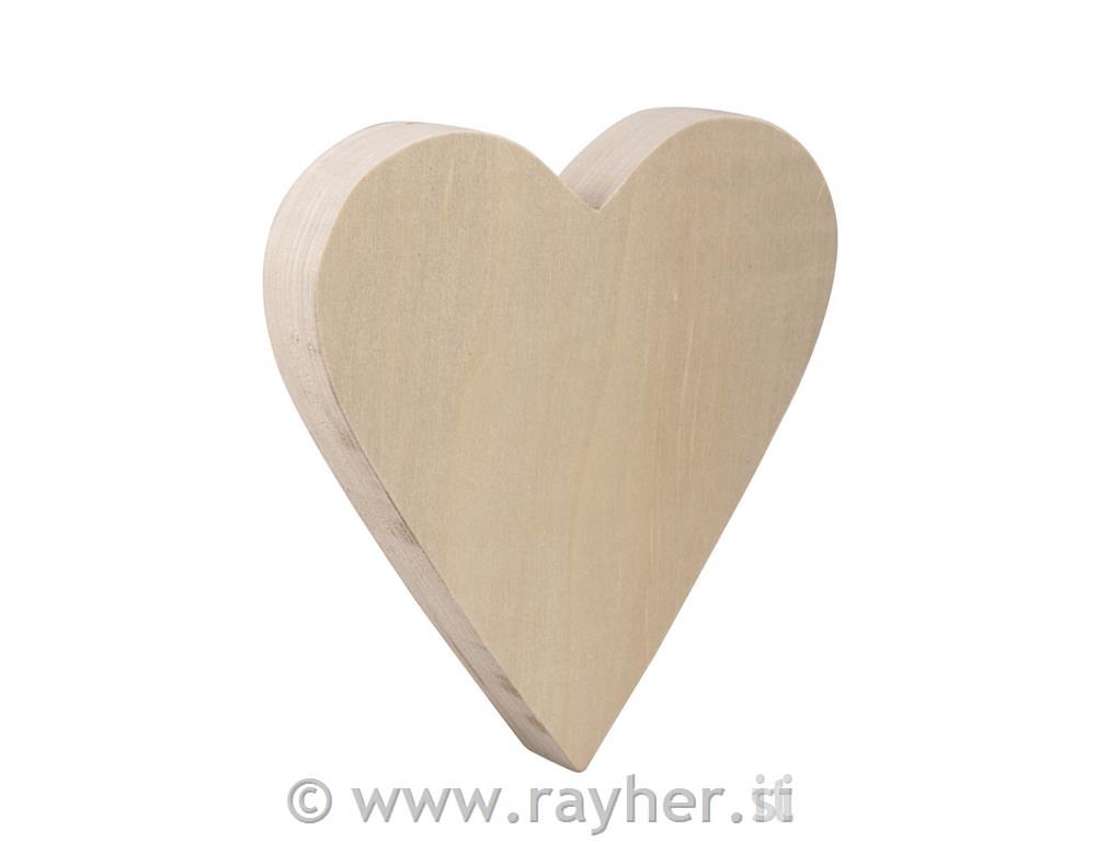 Drveno srce,20x18,5x2,7 cm