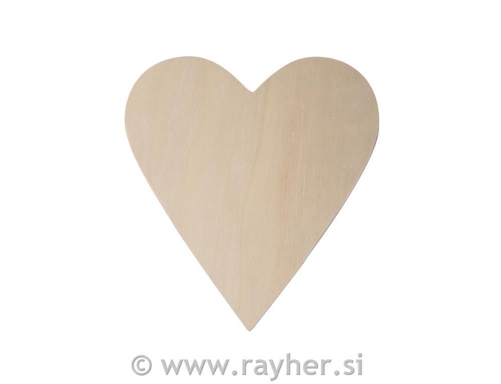 Drveno srce,20x18,5x2,7 cm
