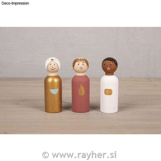 Drvene figure 7,7 cm set 4