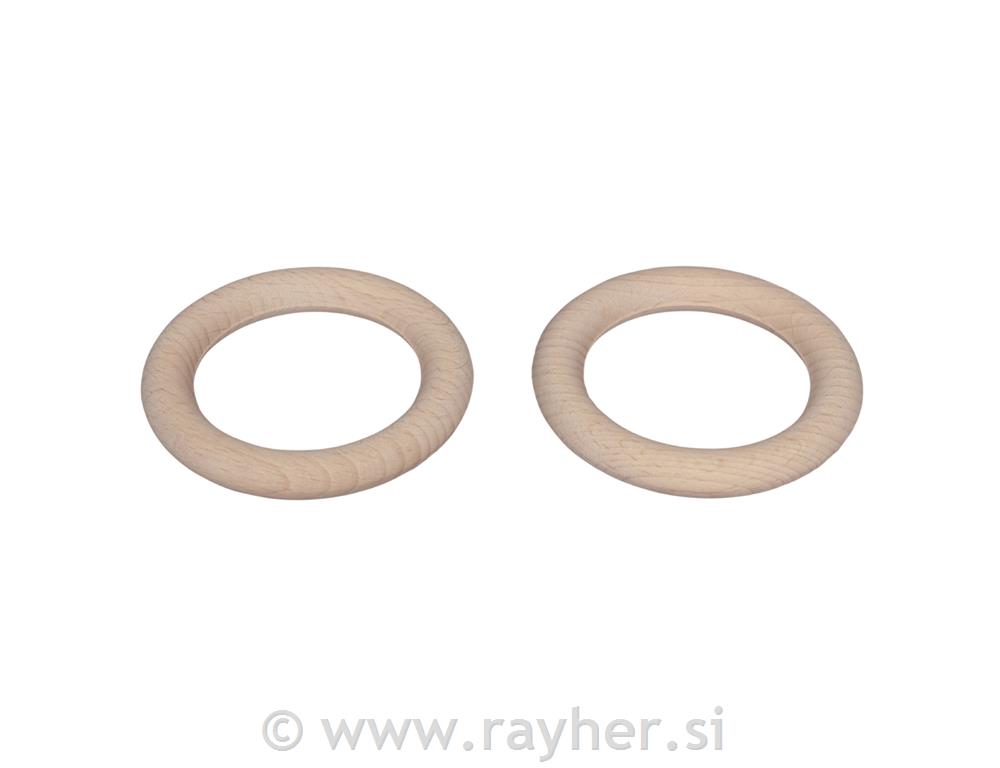 Drveni prstenovi 7,2 cm, set 2
