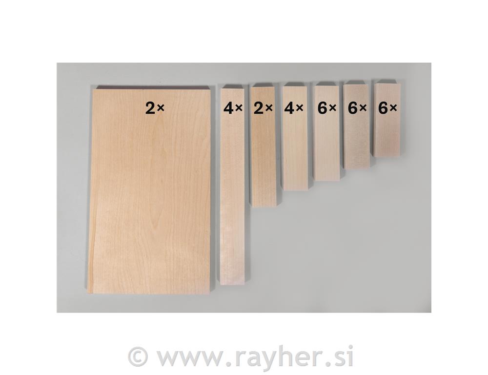 Drvene daske i daske set od 30 kom