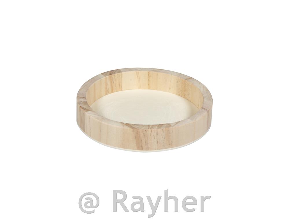 Drveni pladanj, okrugli, 15 cm,visina 2,5 cm
