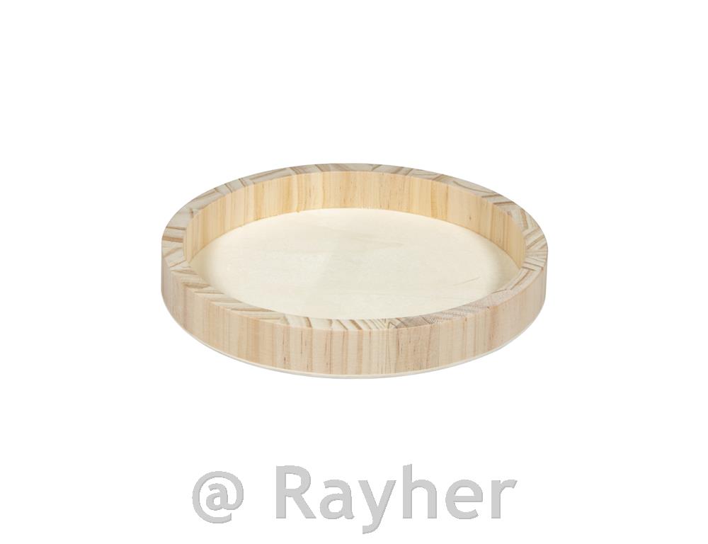 Drveni pladanj, okrugli, 20 cm,visina 2,5 cm
