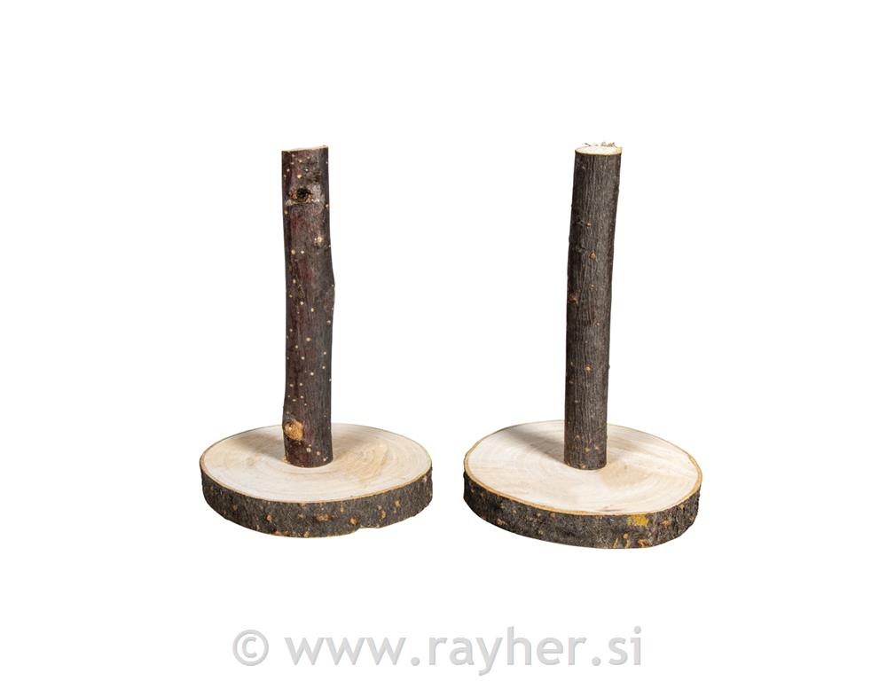 Leseni stojali, natur, 7-7.5 x 10cm, set 2