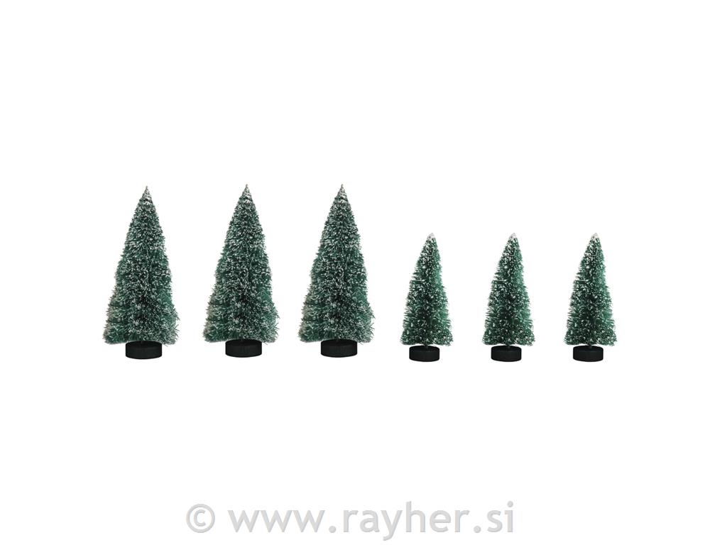 Smrečice dekorativne, 5+7 cm, 8 kosov