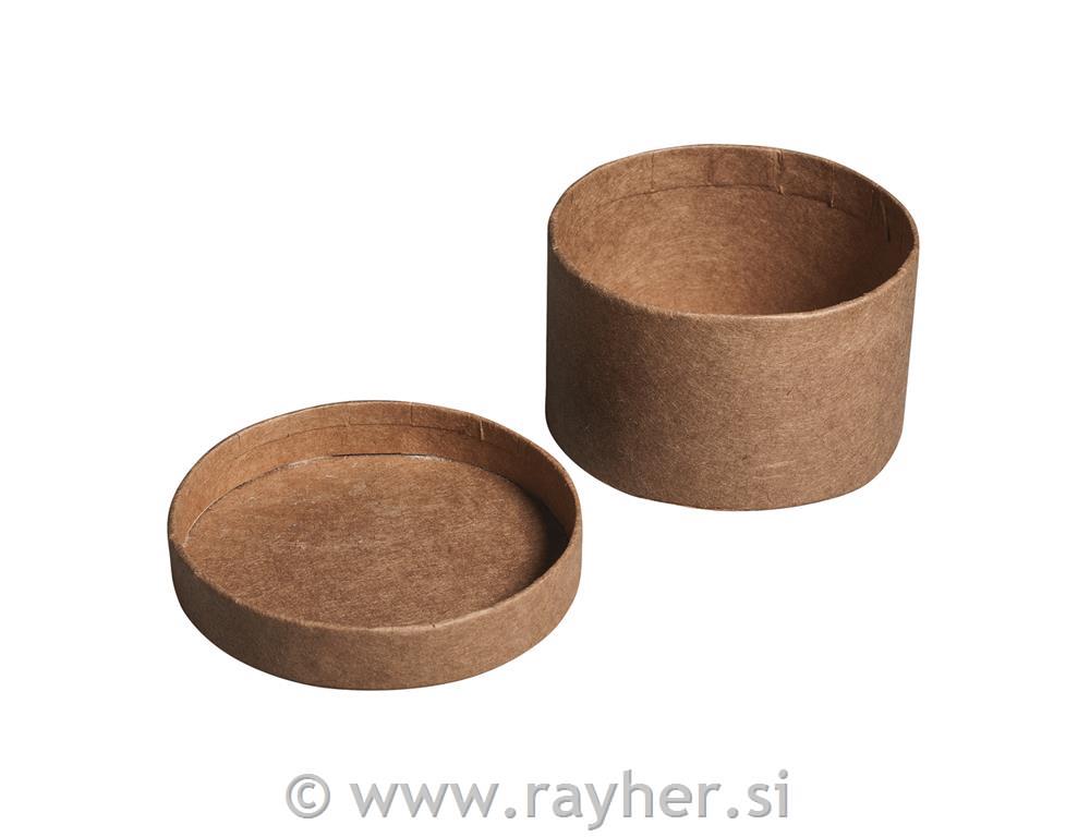 Kutije od papirne mase, set 4, 3.5cm, okrugle