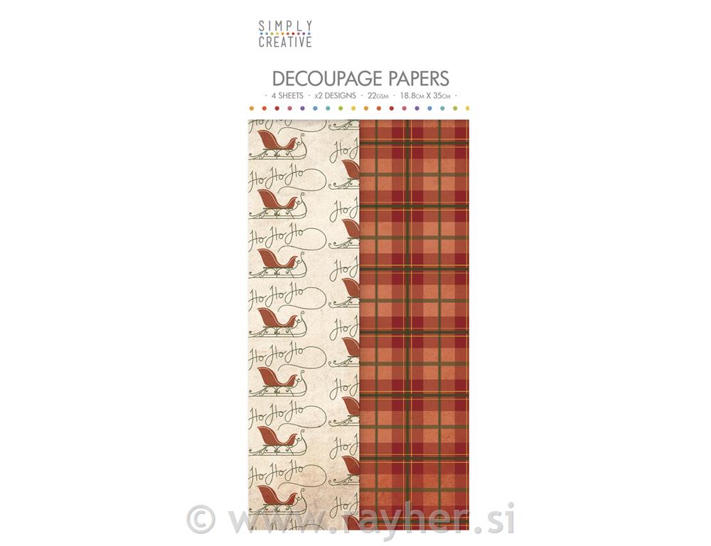 Decoupage papir, Sani
