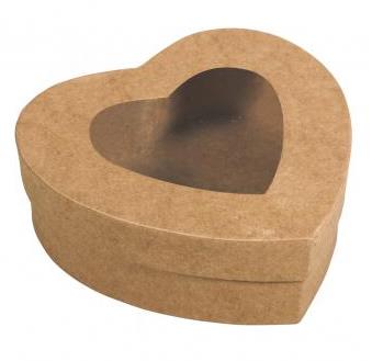Kutija od papirne mase, srce2.2x11.2x4.3 cm
