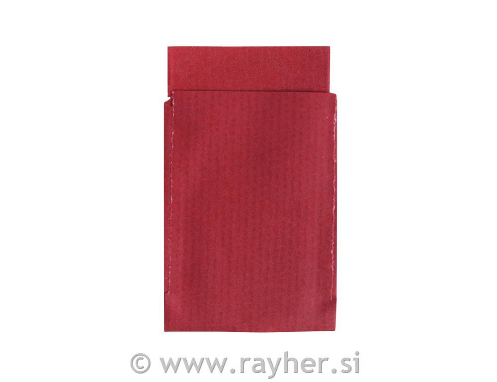 Mini paper bag XXS4.5x6cm, 60g/m2, tab-bag 50pcsbordeaux