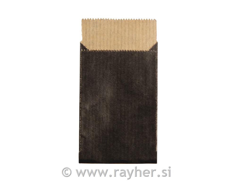 Vrečke papirnate, 4,5x6cm, 50 kosov, črne