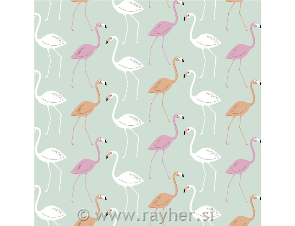 Gift paper rolls - tropical set, 70x200cm, 3 designs,80g/m2,, set 3pcs