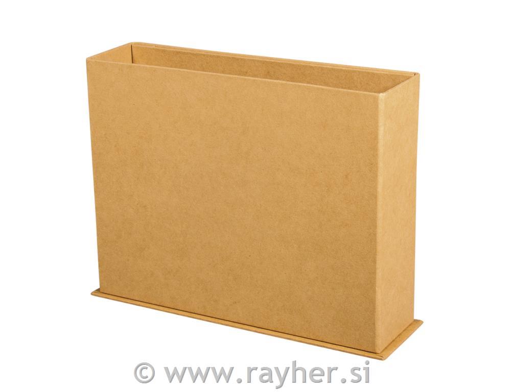 Okvir od papirne mase, kraft, 19.5x5.5x15cm, za fotog. 9x13cm