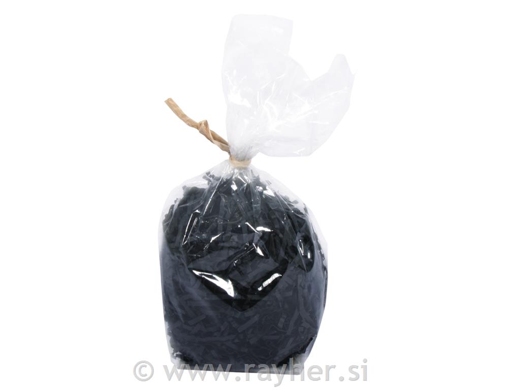 Papirnata dekoracija, crna, 50g