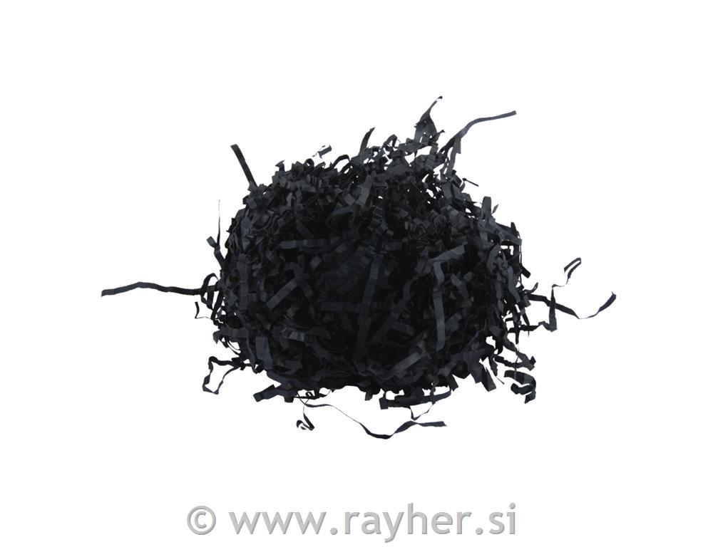 Papirnata dekoracija, crna, 50g