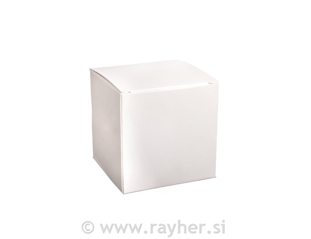Sklopiva kartonska kutija 7,5cm, set 12bijela