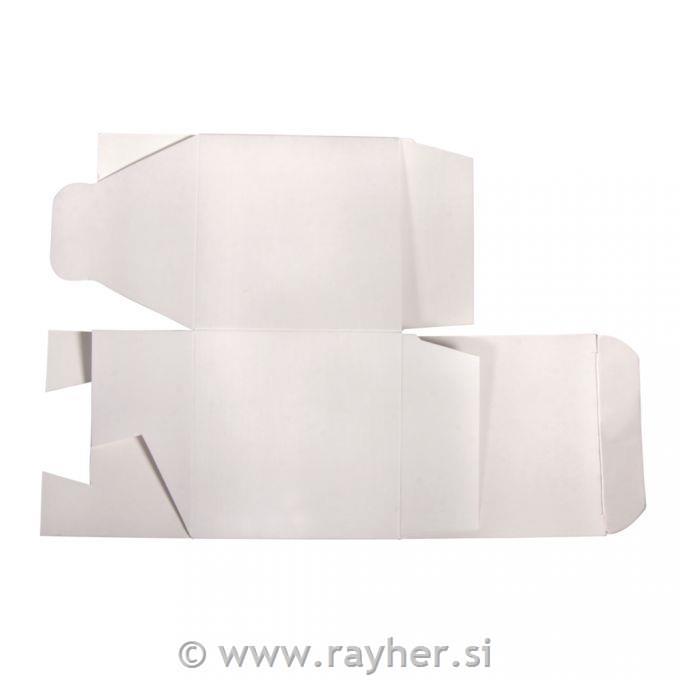 Sklopiva kartonska kutija 7,5cm, set 12bijela