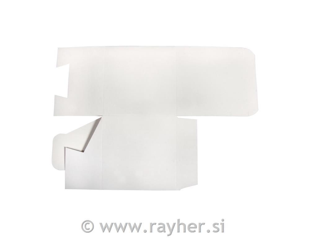 Foldable box10x10x10cm, set 6pcswhite