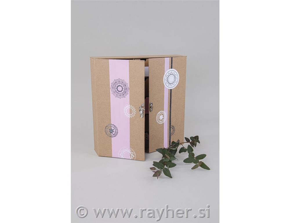 Papier-mâché Adv.-calendar set FSC Recyc