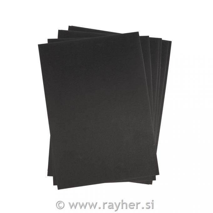Karton A4 220g set 50 črn