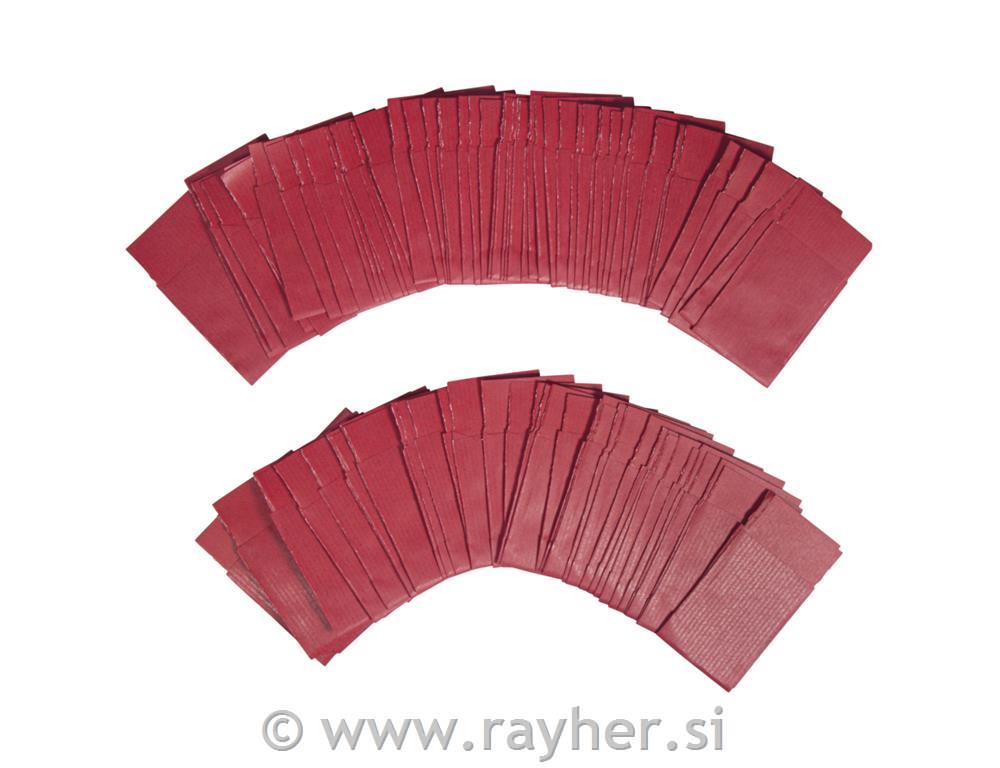 Mini papirna vrećica XXS, bordo, 4,5x6 cm, 250 komada