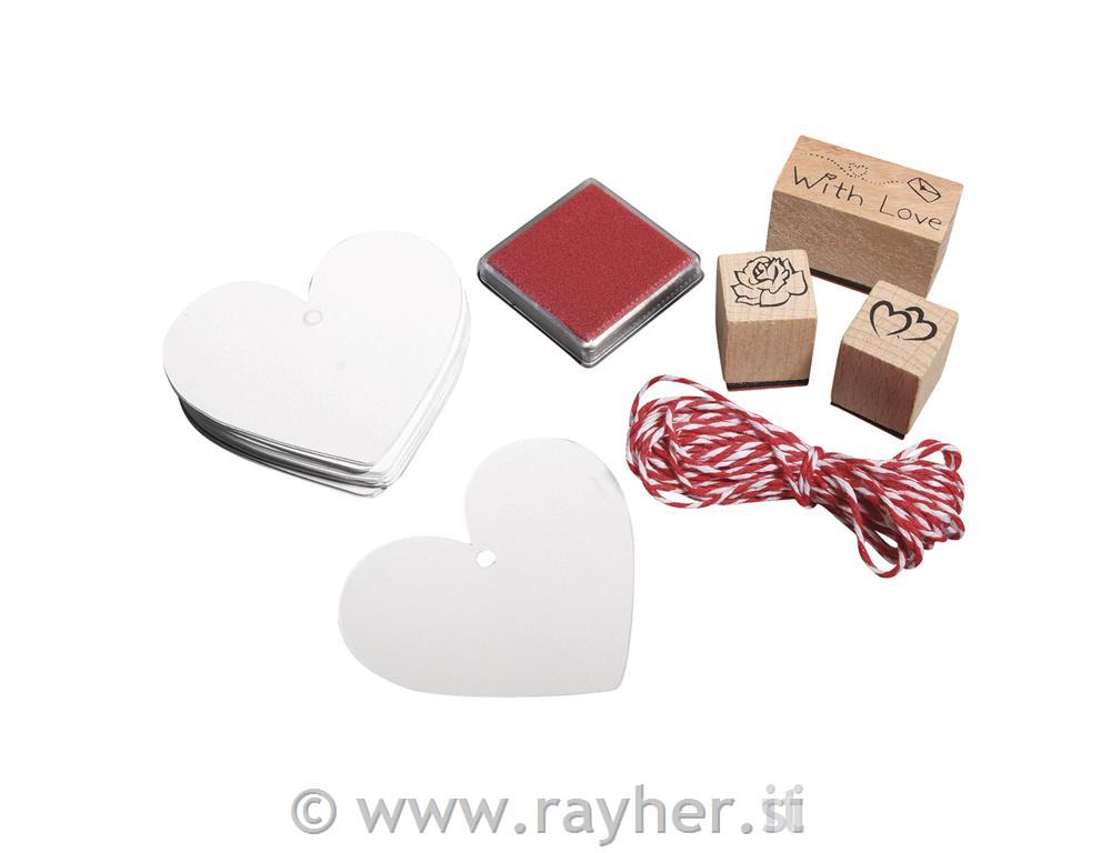 Stamp Set "With Love", 37-piece