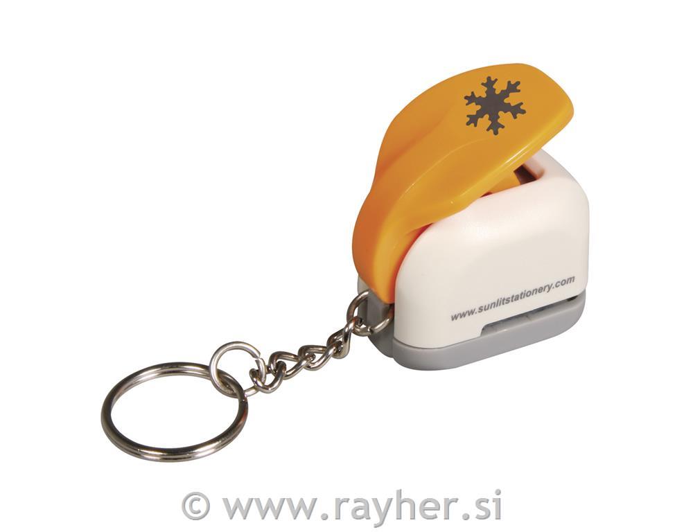 Probijač rupa mini privjesak, pahuljica,0.95 cm