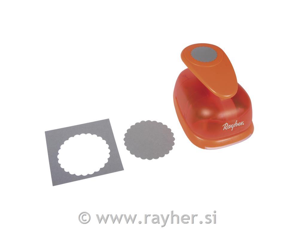 Probijač rupa: Krug, 7.6cm o, (3 "), ukrasni rub