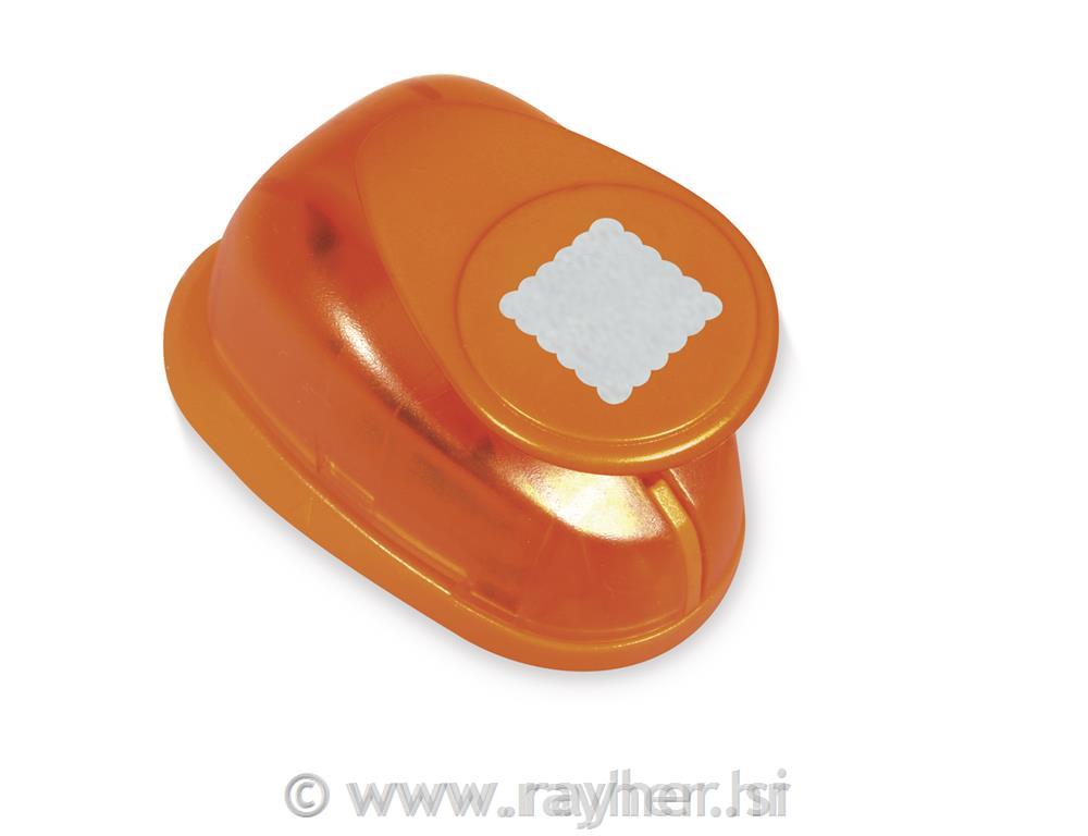 Motive puncher: Square w. deco border, 1
