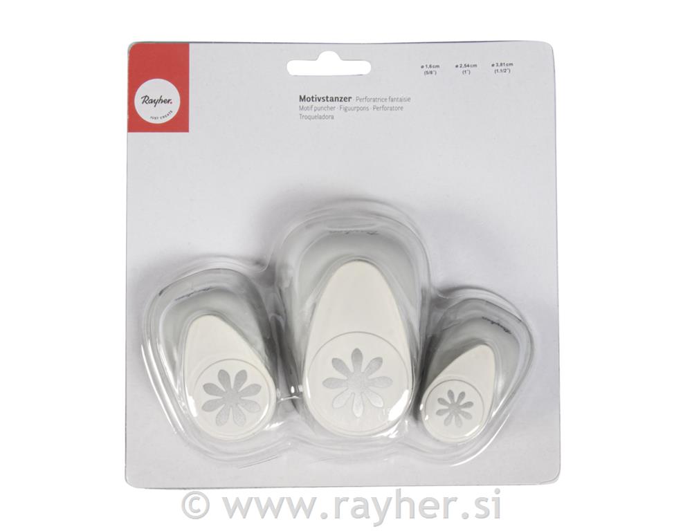 Set probijačev rupa, Cvijeće, set 354cm + 3.81cm