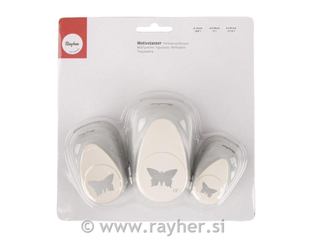 Set probijačev rupa, Leptiri, set 354cm + 3.81cm