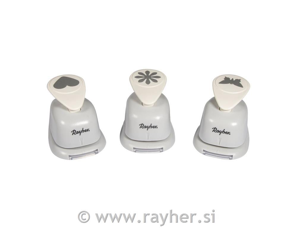 Set probijačev rupa, Srce, Leptir, Cvijet, 2.54 cm