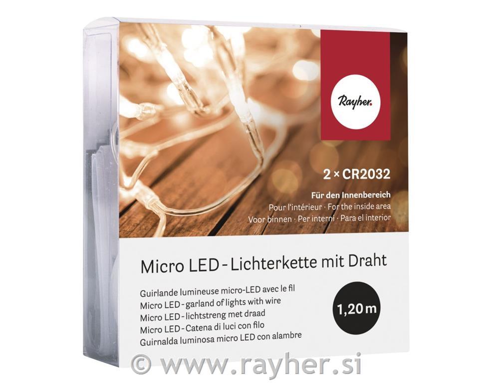 Mikro LED svjetla, 130 cm, 10 svjetala