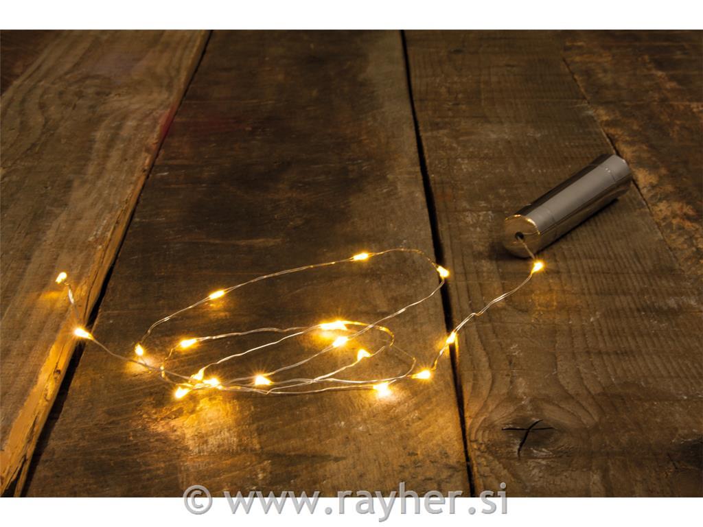 Lučke LED na kablu, 106.8cm, 20 lučk