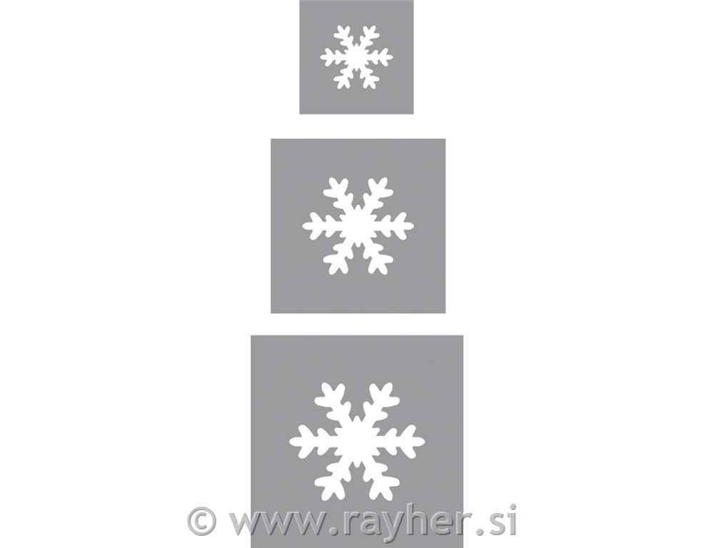 Probijač rupa Pahuljice, set 3
