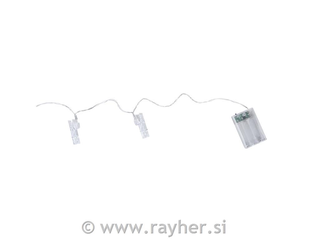 LED svjetla (25x) sa kopčama, žuto sv. 3