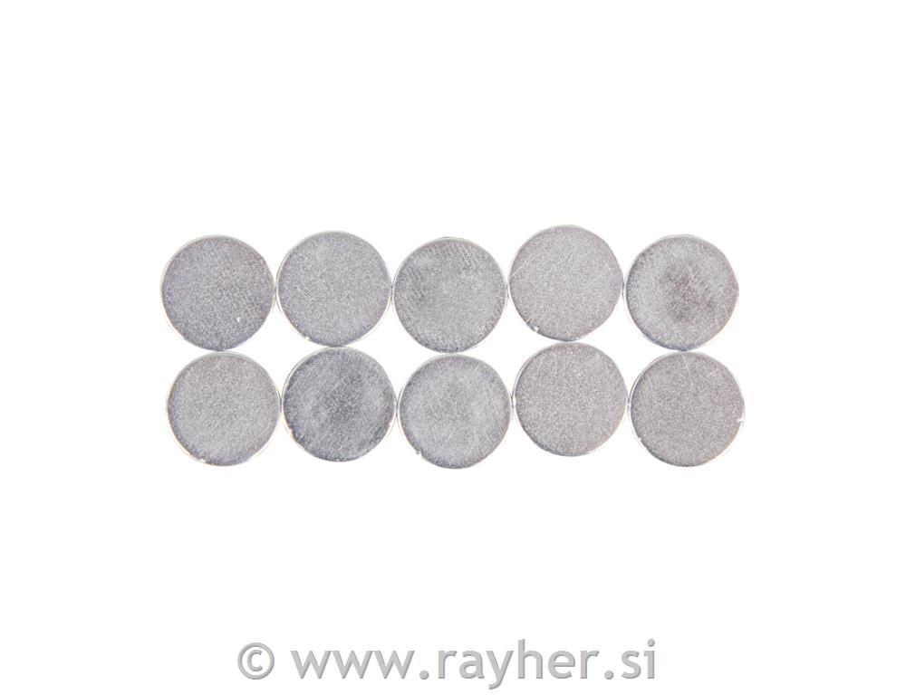 Magneti samoljepljivi, 10mm, 10 komx