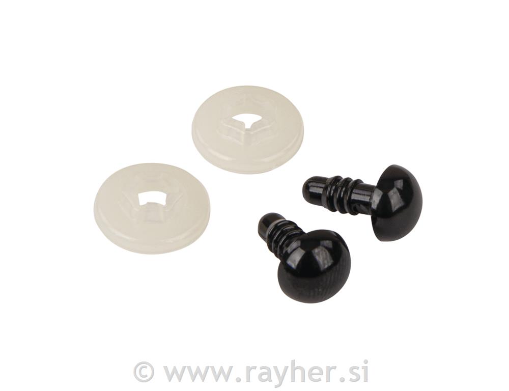 Plastične oči 10mm 10 kom