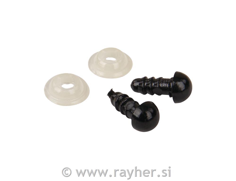 Plastične oči 6mm 10 kom